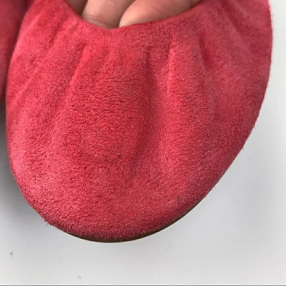 J Crew flats size 8 pink Italian suede ballet - Picture 9 of 13